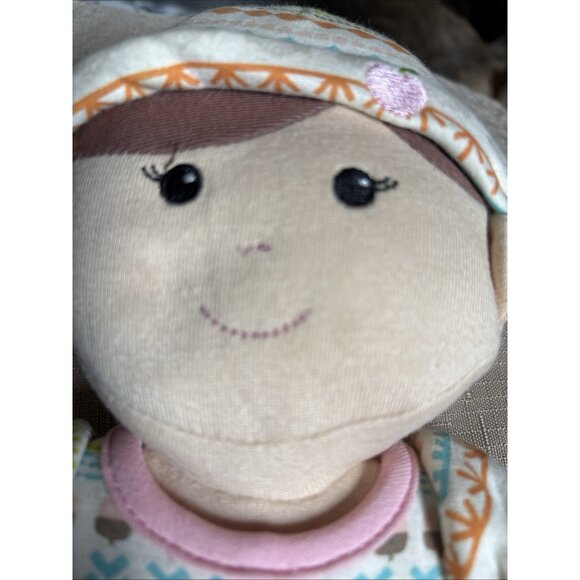 Apple Park Kids 12” Baby Girl Soft Cloth Plush Toy Doll 2017 RARE - Picture 4 of 8
